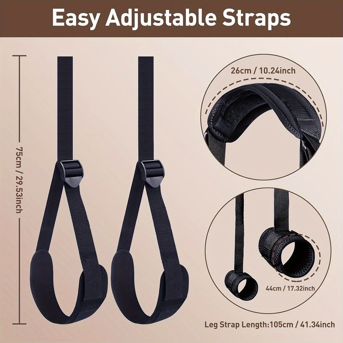 Adjustable Leg Slimming Band for Body Shaping & Exercise - 29.5" and 17.7" Lengths Available