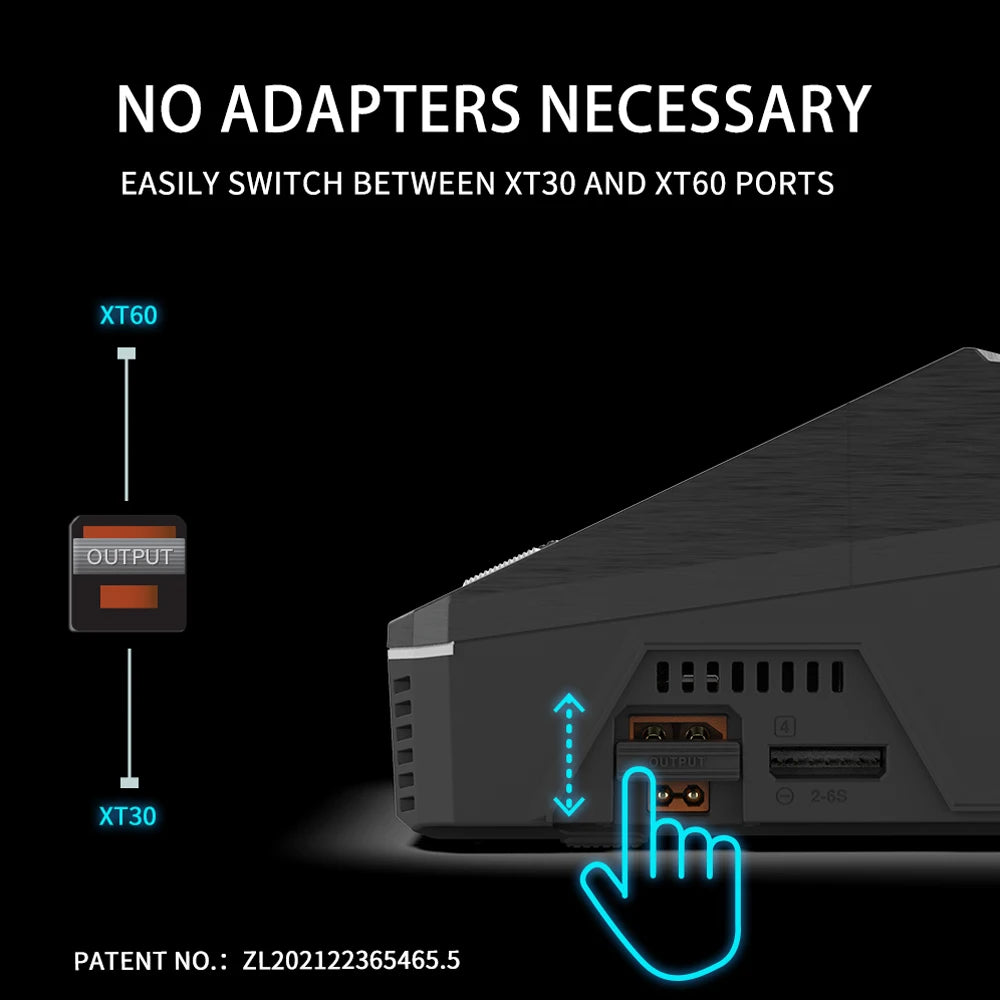 ToolkitRC Q6AC Charger AC 400W/DC 1000W 4CH output Built-in 65W USB A/TYPEC Output ,LiPo, 1-6S，NiMH 1-16S,PB 1-10S Charger IPS