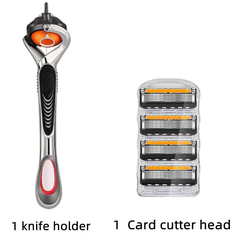 CC002-Razor cycle replaces shaver 5-layer shaving head replaces professional razor blades