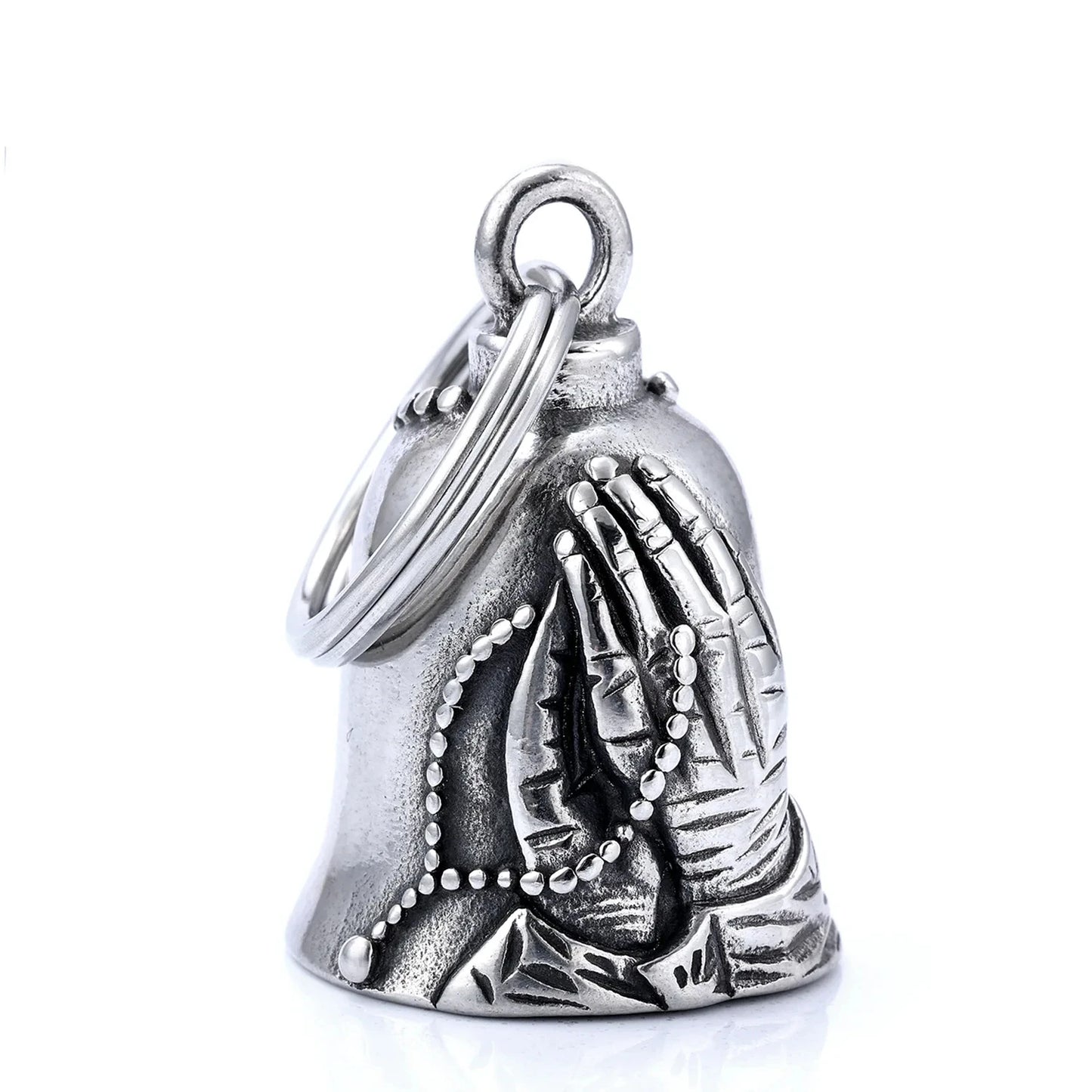 Biker Motorcycle Bell Necklace Charm Men\\\\'s Trend Jewelry Lucky Bell Pendant with Stainless Steel Chain