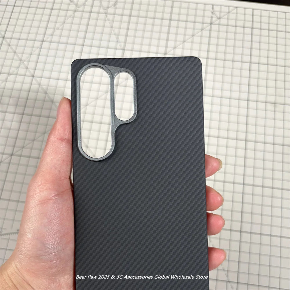 Magnetic Case for Samsung S25 Ultra Aramid Carbon Fiber Protective Cover for Samsung Galaxy S25 Ultra Carbon Cases