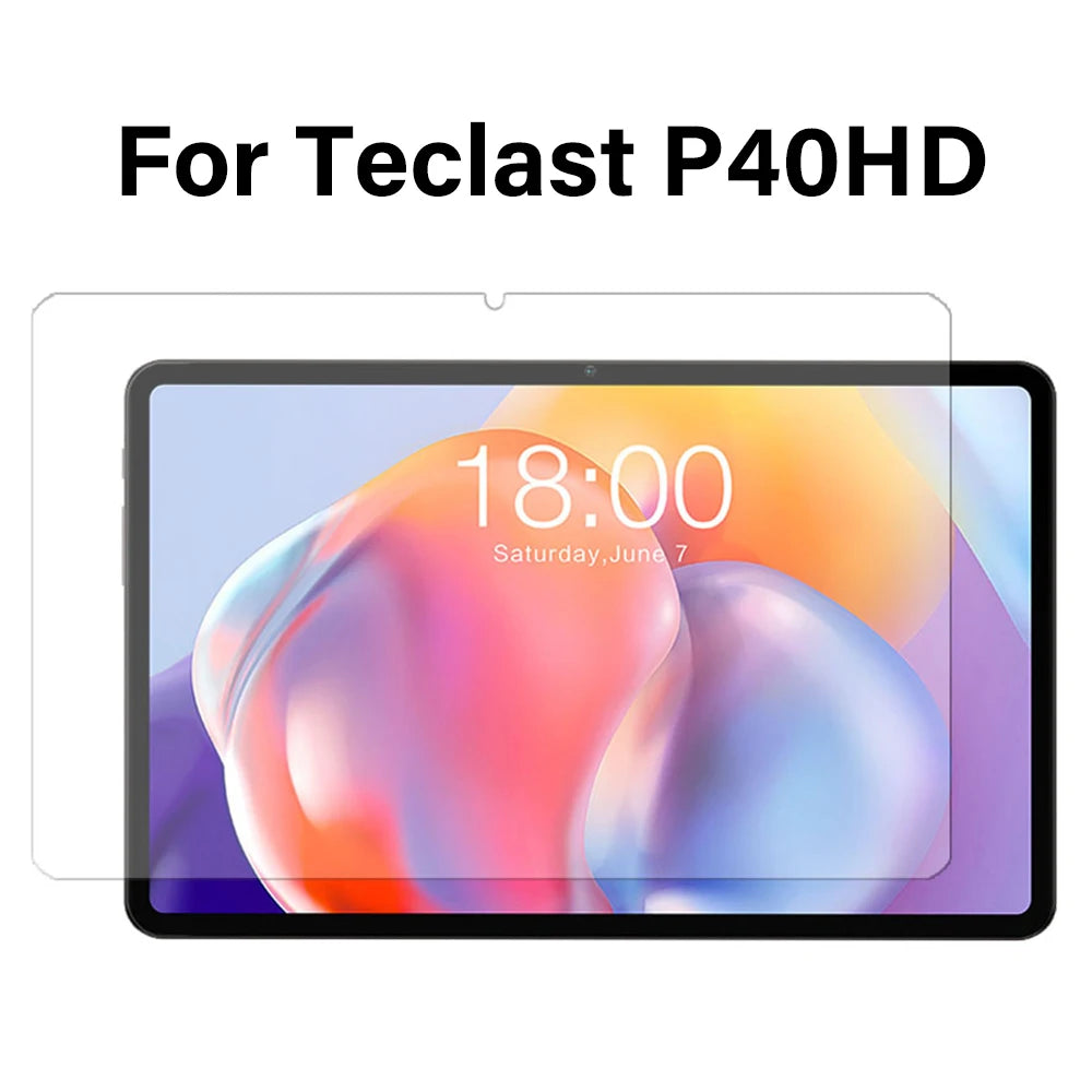For Teclast P40HD 10.1 Inch Tempered Glass Screen Protector 2022 Tablet Sceatch Proof HD Clear Bubble Free Protective Film
