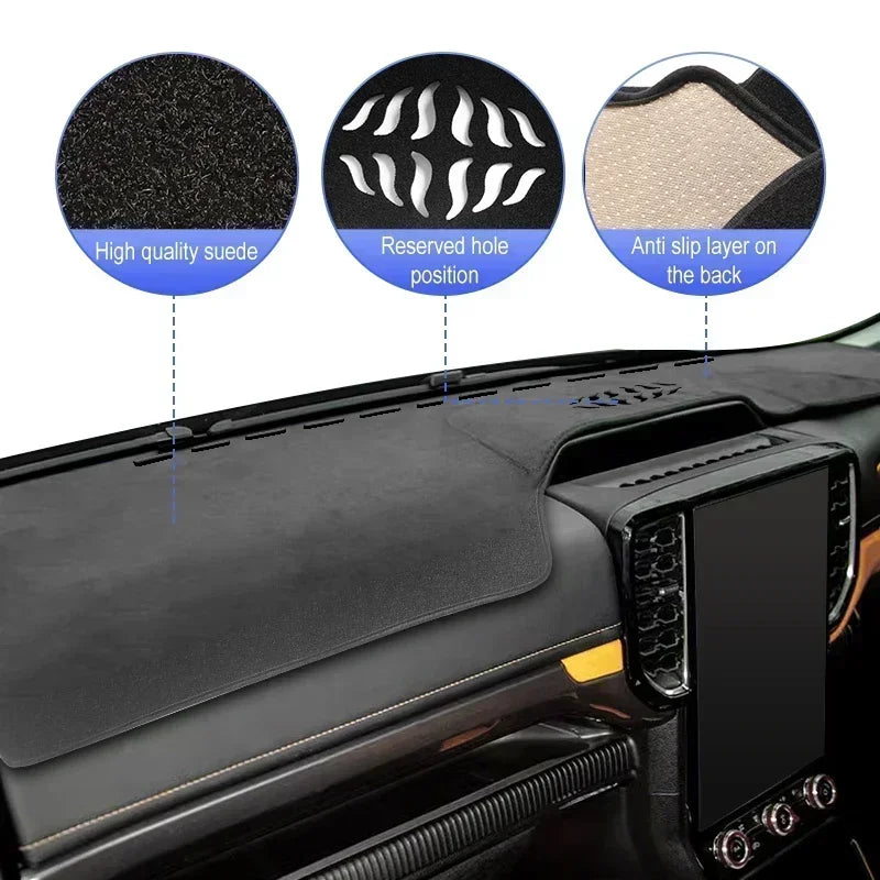 Car Dashboard Cover Mats Fit For Honda Freed GB5 GB6 GB7 GB8 2017-2020 Sun Shade Avoid Light Pads Instrument Panel Carpets