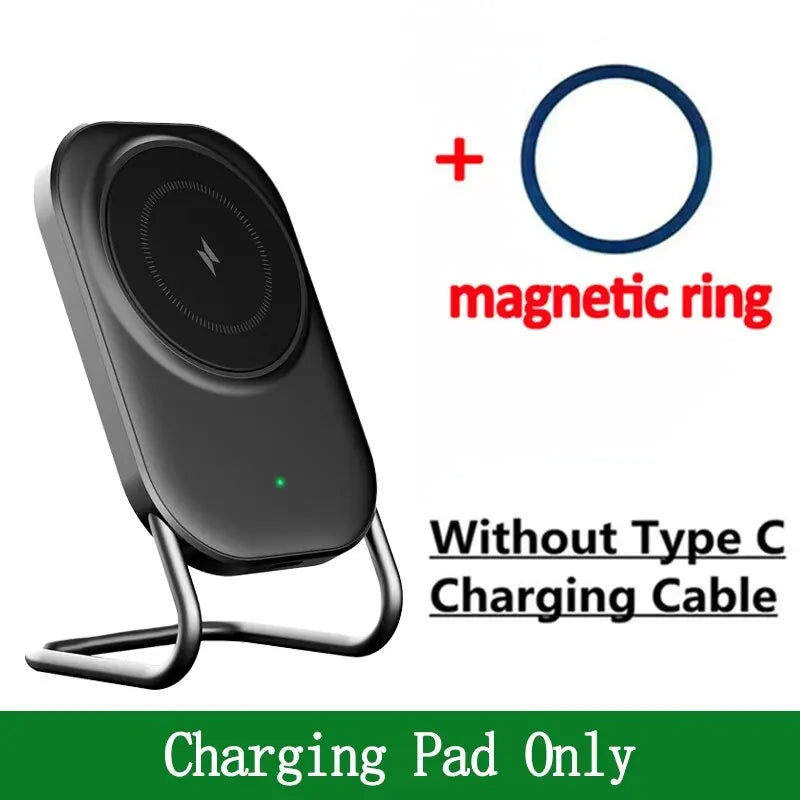 Magnetic Wireless Charger Stand Fast Charging Pad for iPhone 15 14 13 12 Pro Airpods Magnet Phone Chargers Holder Dock Station