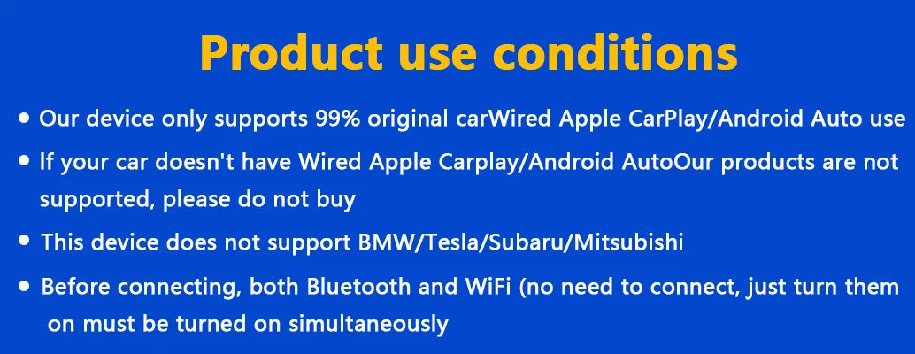 Acodo 2025 New Mini Dual interface Wireless Adapter Carplay/Android auto 2in1 function USB/Type-C convenience wired to wireless