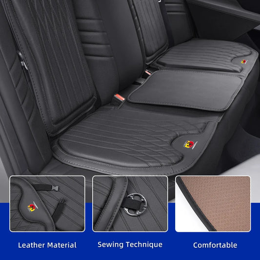 Car Seat Cushion Cover Backrest Protective Pad Interior Accessories For FIAT 500 Grande Punto UNO Tipo Stilo Astra Linea Strada