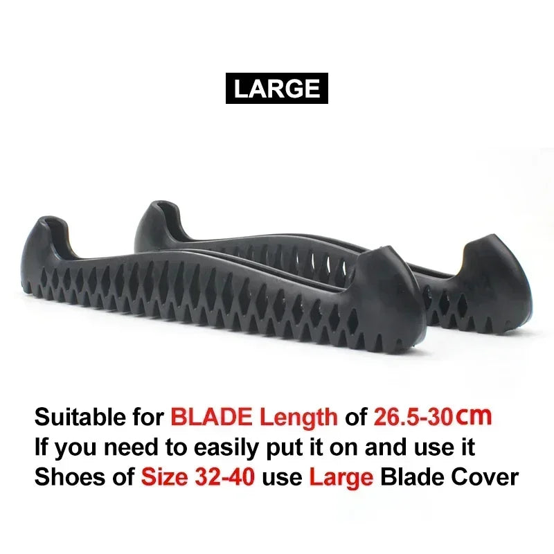 Adjustable TPU Ice Skating Blade Covers Walkable Figure Skate Ice Skate Hockey Skates Prevent Puncture Scalable Blade Sleeve