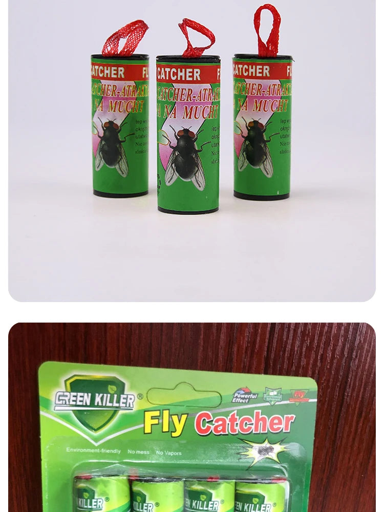 5-sheet green fly roll fly tape fly sticky strip fly paper fly sticky strip fly sticky tape