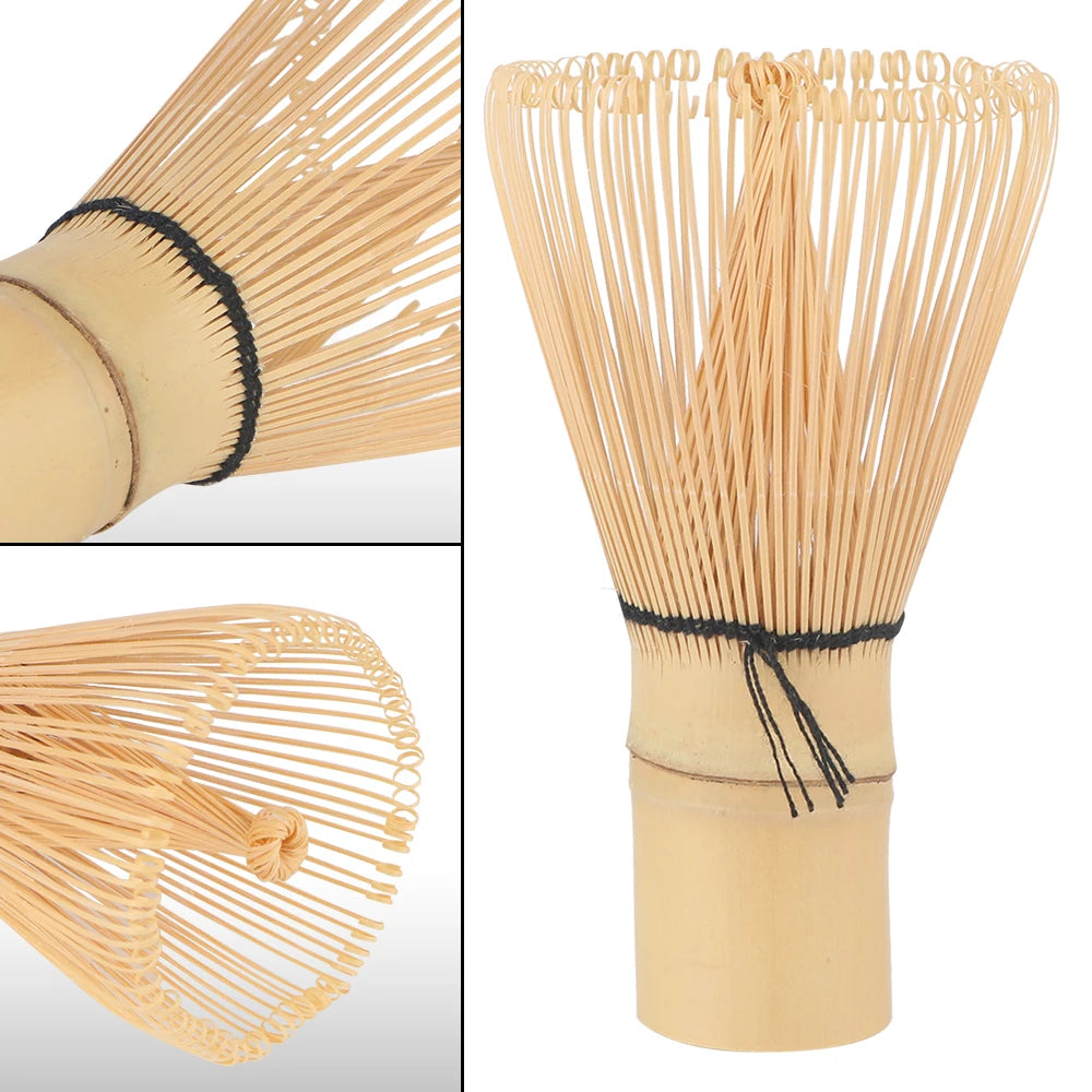 Kitchen Accessories 100 Matcha Green Tea Powder Whisk Teaware Japanese Ceremony Bamboo Chasen Tea Tool Tea Brush