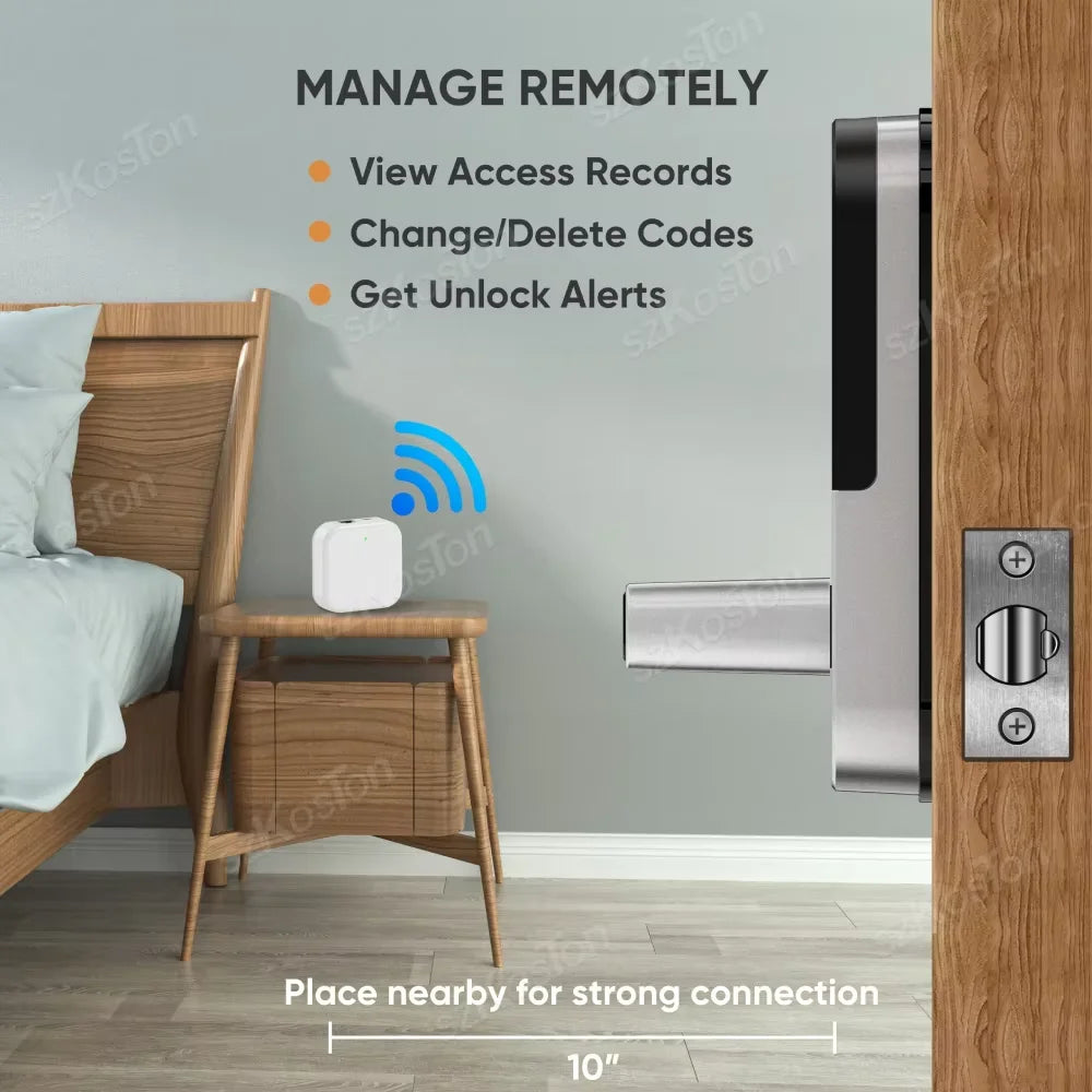 TTLock APP Device G3 Gateway With RJ45 Ethernet Port Smart Door Lock Wired Gateway Remote Unlock Voice Control for Alexa Google