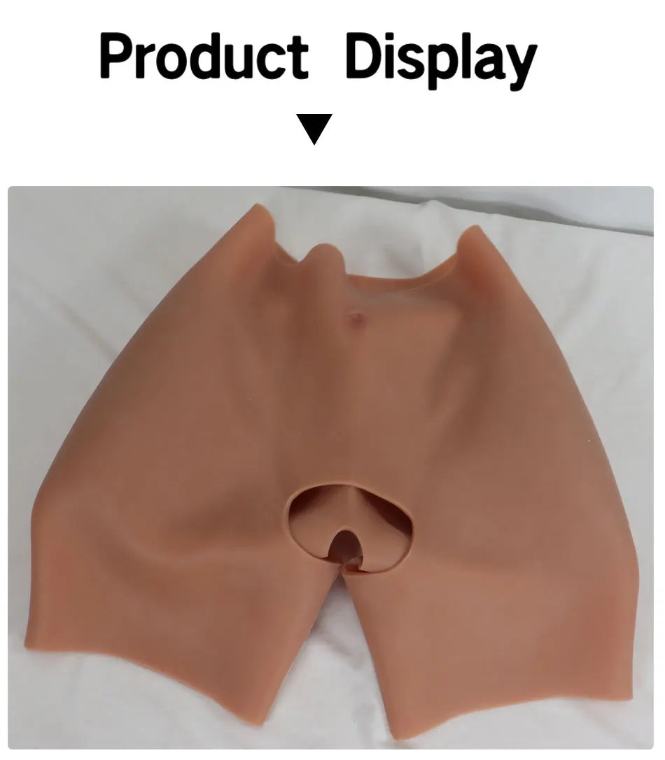 YUERUGOU Oversize Crossdresser Silicone Shape wear Realistic Hip pads and Butt Pads Flexible Hip Enhancer Panties for Drag Queen