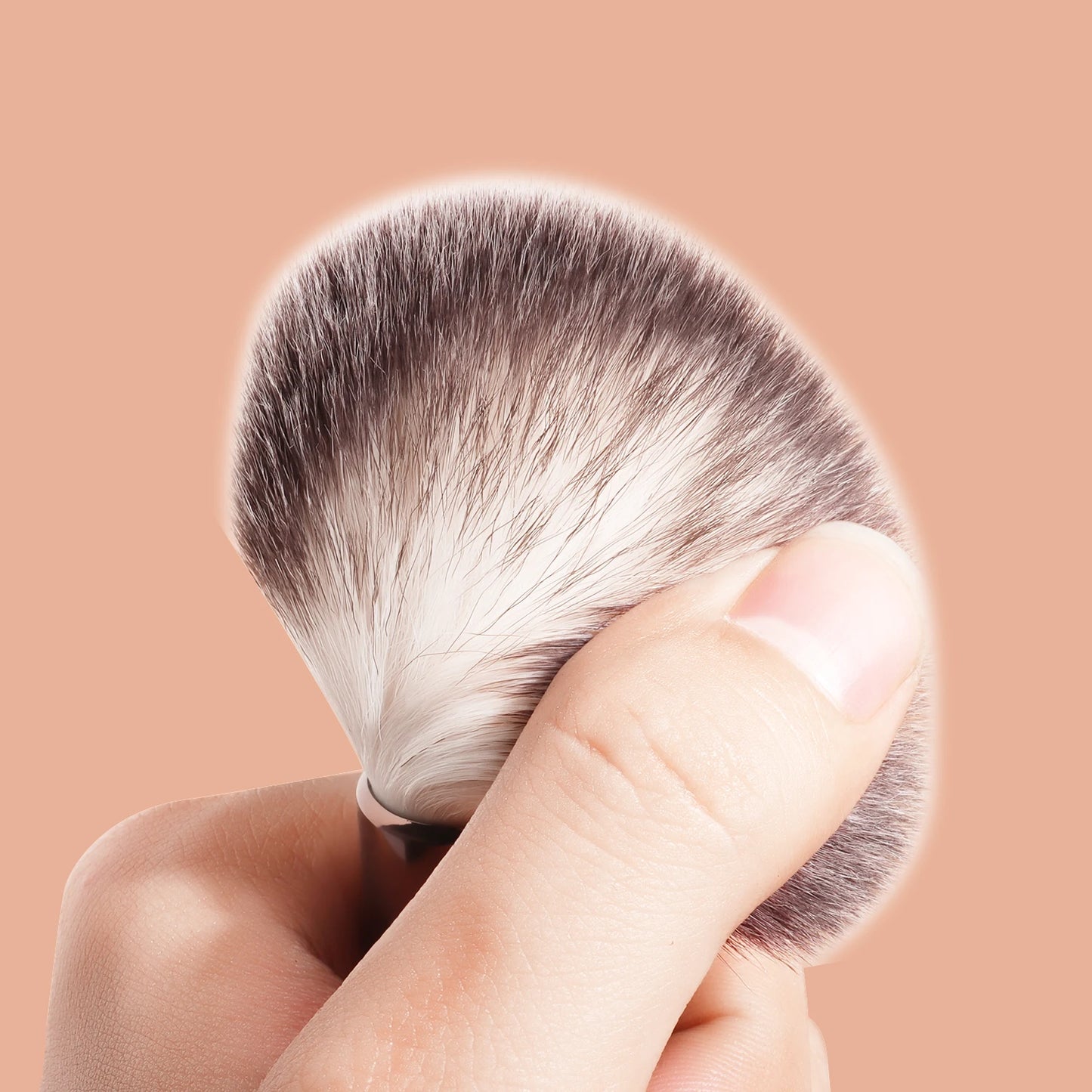 Makeup Brush Veil Powder Brush Soft Fiber Hair Double Head Powder Fashion Design Single Face professional Brush