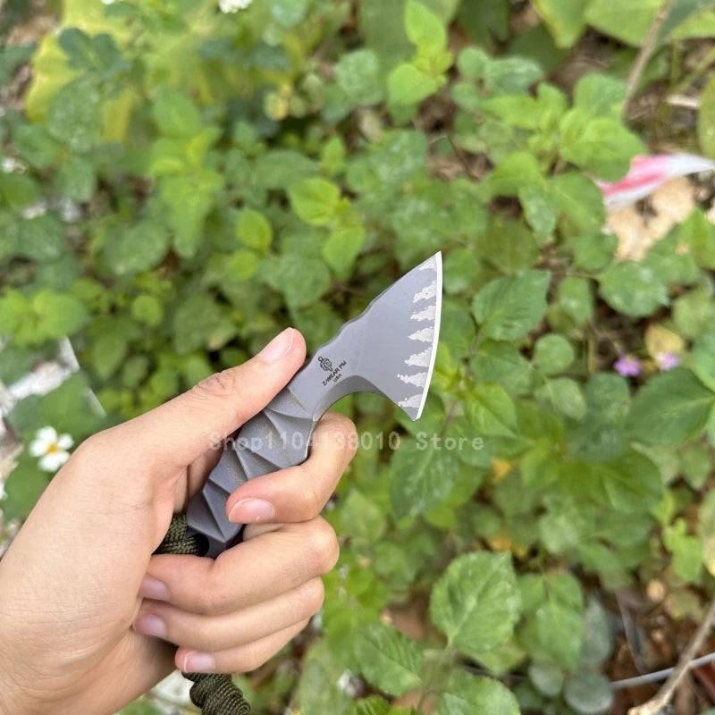 Small Axe (2nd Generation) D2 Steel Outdoor Camping Portable EDC Survival Pocket Knife Practical Cutting Knife Men's Gift