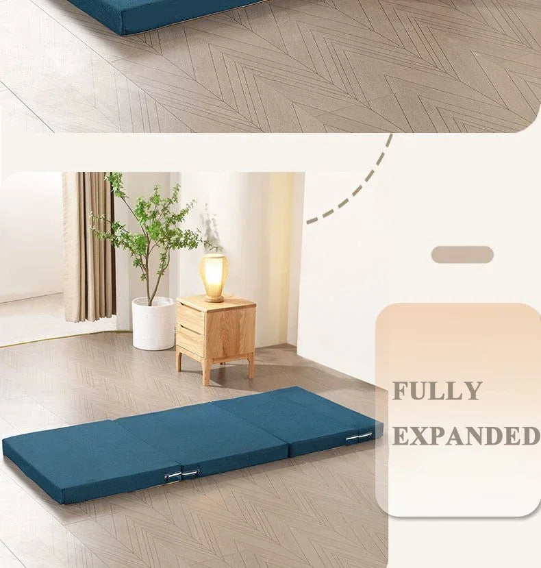 Home Lunch break folding mattress primary school students office floor paving car tatami sponge mat nap floor mat  foam mattress