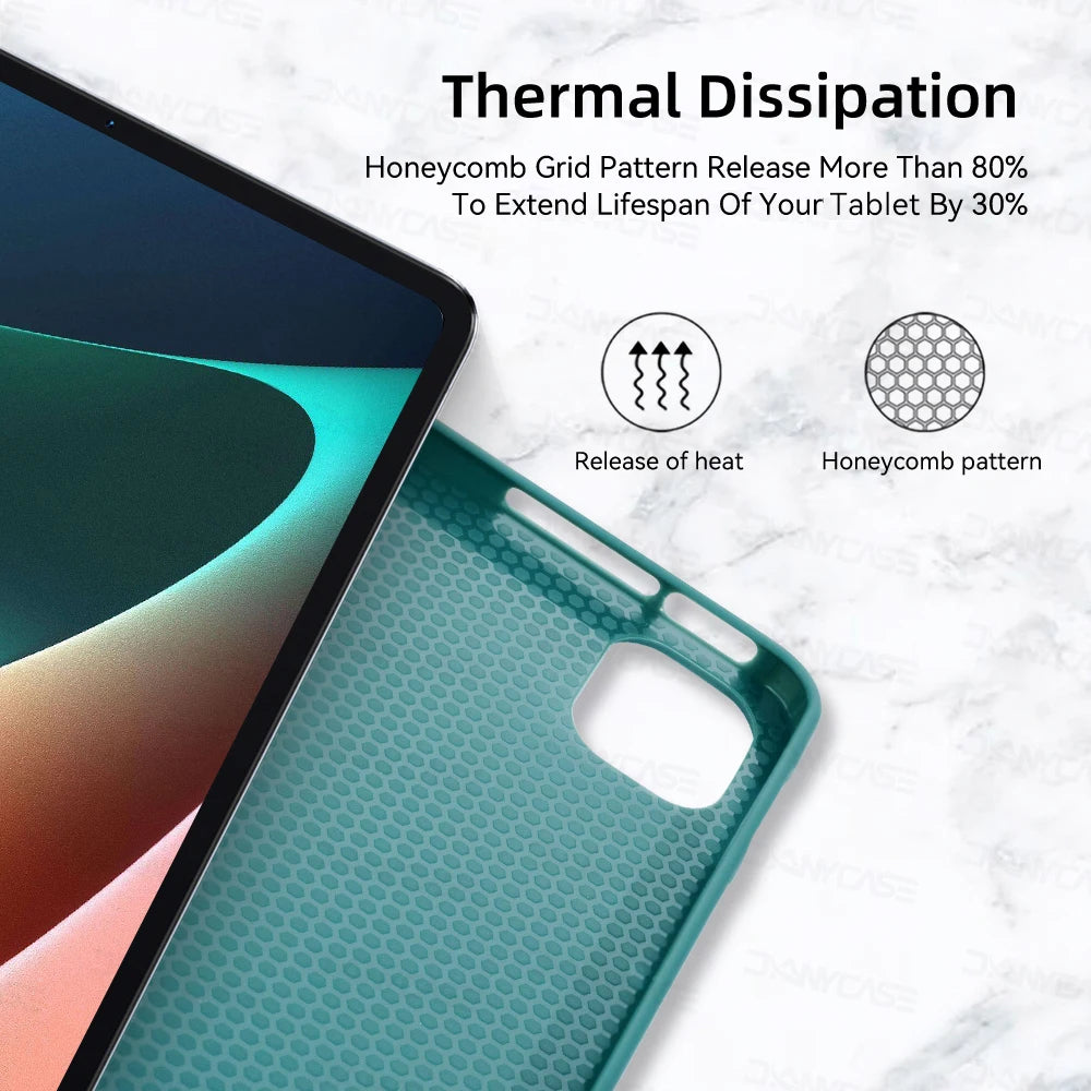 Tablet Case For MiPad 6S Pro 12.4in Support Magnetic Charging Auto Wake up For Xiaomi Pad 6/6Pro Cover Funda Tablet Accessories
