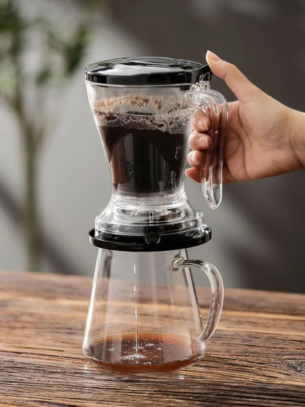 600ML Coffee Dripper,Tea Infuser for Loose Leaf Tea,Hand Brew Drip Coffee Machine,Large Filter Holder,Drinkwareespr Espresso