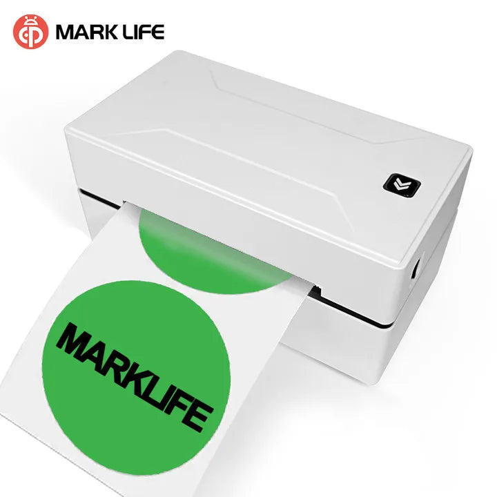 D100 thermal label printer, desktop label printer, wireless compatible with mobile phones and computers, suitable for shipping