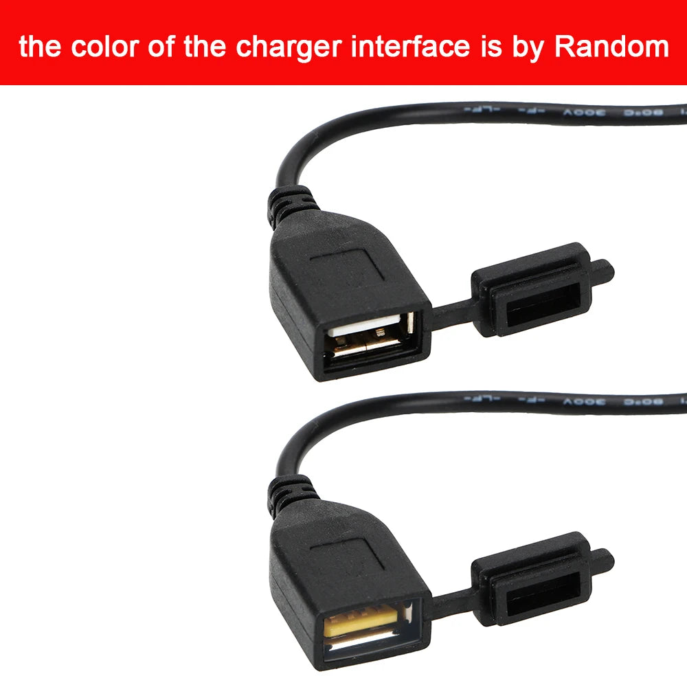 Motorcycle USB Socket Power Supply Socket for Phone GPS Motorbike Handlebar Charger USB Converter DC 5V 2A Adapter USB Port