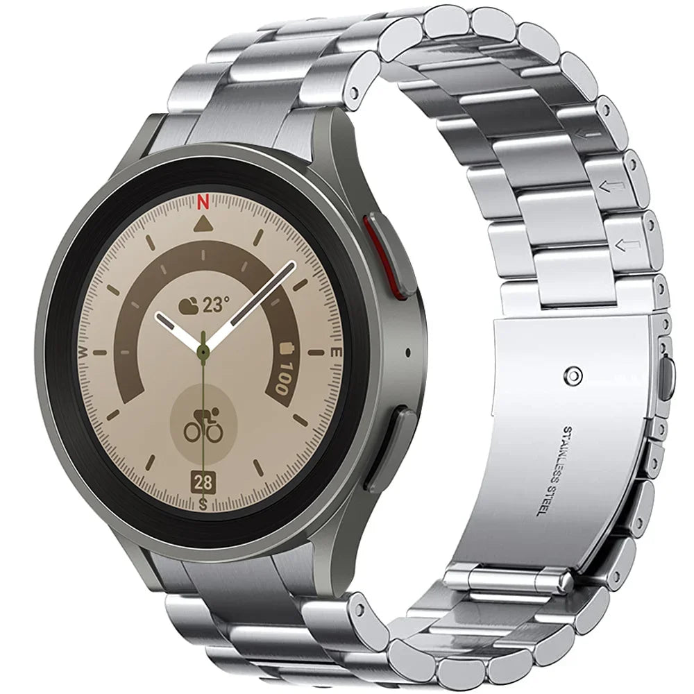 Metal Strap for Samsung Galaxy Watch 5 Pro 45mm 7 6 5 4 44mm 40mm Curved Interface Wristband for Galaxy Watch 4/6 Classic Correa