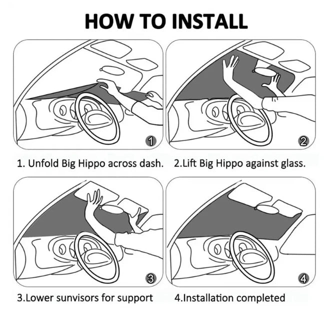 Car Cartoon Devil's Eye Foldable 59'x27.5' Car Windshield Sun Shade, Funny Car Eyes Sun Visor Wear-ResistantFoldable Reflective