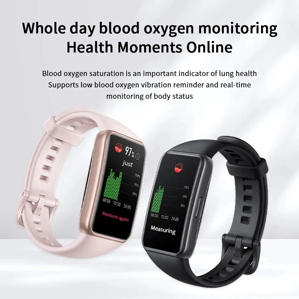 Honor Band 7 Smart Band Bracelet 7 1.47'' AMOLED Screen 5ATM Blood Oxygen Heart Rate Monitoring Smartband 2 Weeks Battery Life