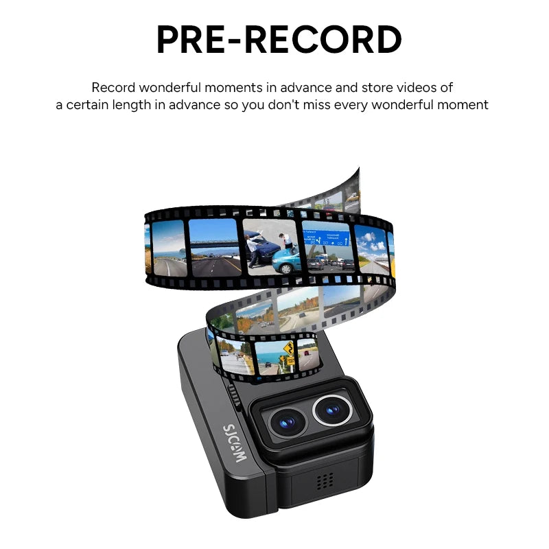 SJCAM SJ20 Dual Lens Dual cameras 4K Action Camera Waterproof 5G WiFi Touch Screen action cam camera sport helmet New In 2024