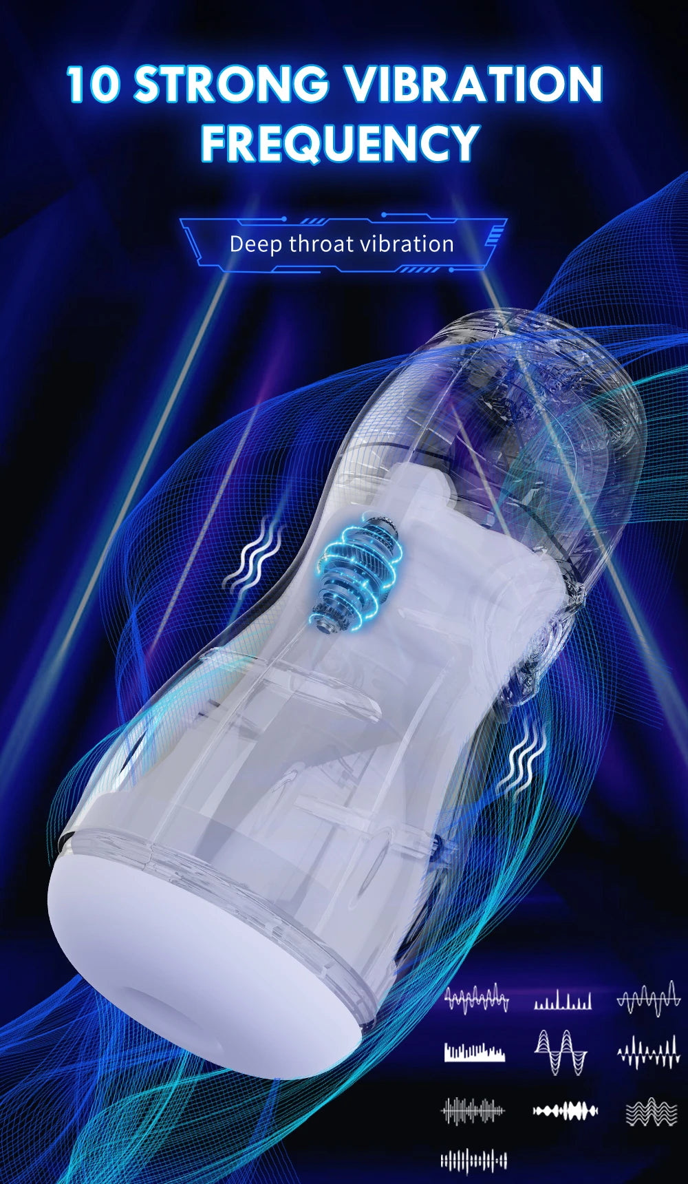Male Masturbator Automatic Sucking Masturbation Cup For Men Deep Throat Oral Vagina Suction Blowjob Vibrator Adult Sex Toys
