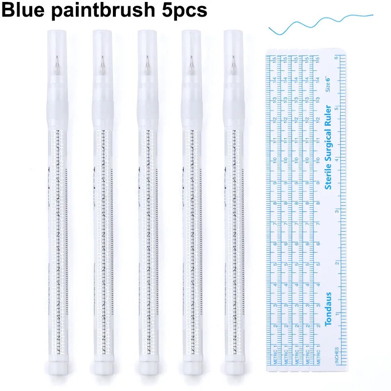5/3/1pcs Skin Marker Pen Sterile Eyelash Extension Tool Fixed Point Marker Pen Skin Positioning Marker Tattoo Lashes Accessories