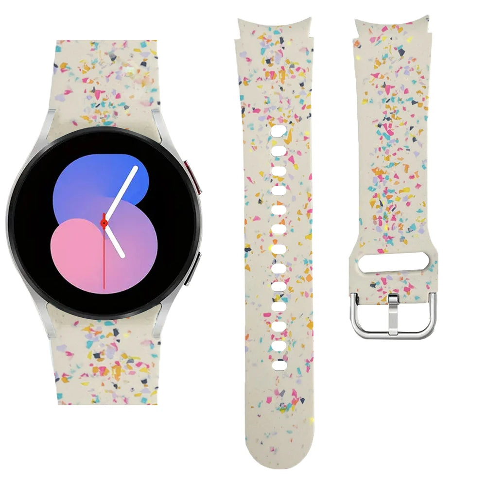 Silicone Strap For Samsung Galaxy Watch 6/6 Classic Eco-friendly Watchband for Galaxy Watch 4 5 6 7 FE