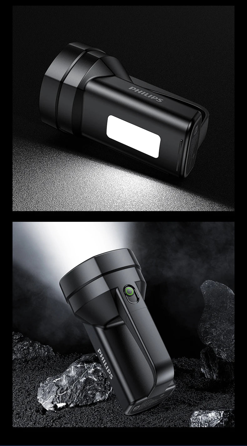 Philips new SFL3121 flashlight strong searchlight with side light can be used for a variety of lighting