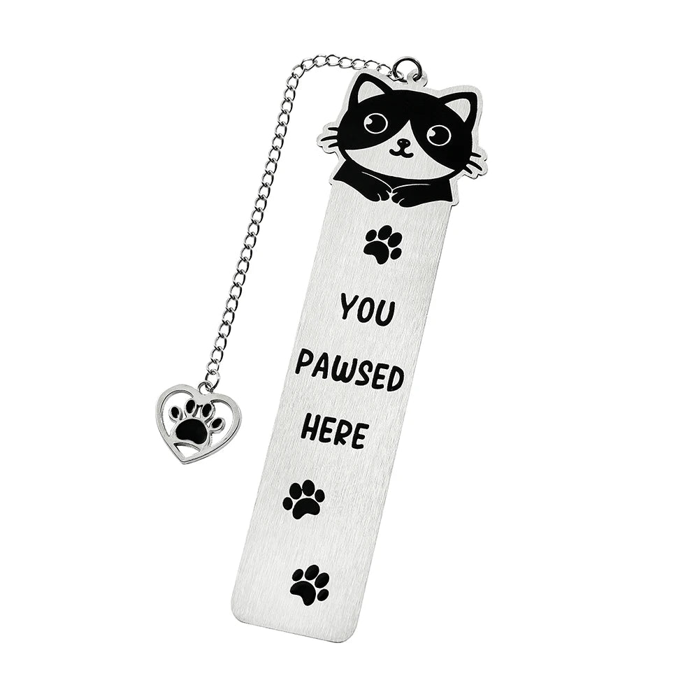 New cute cat bookmark, student birthday gift or teacher's day gift, make reading time even better.
