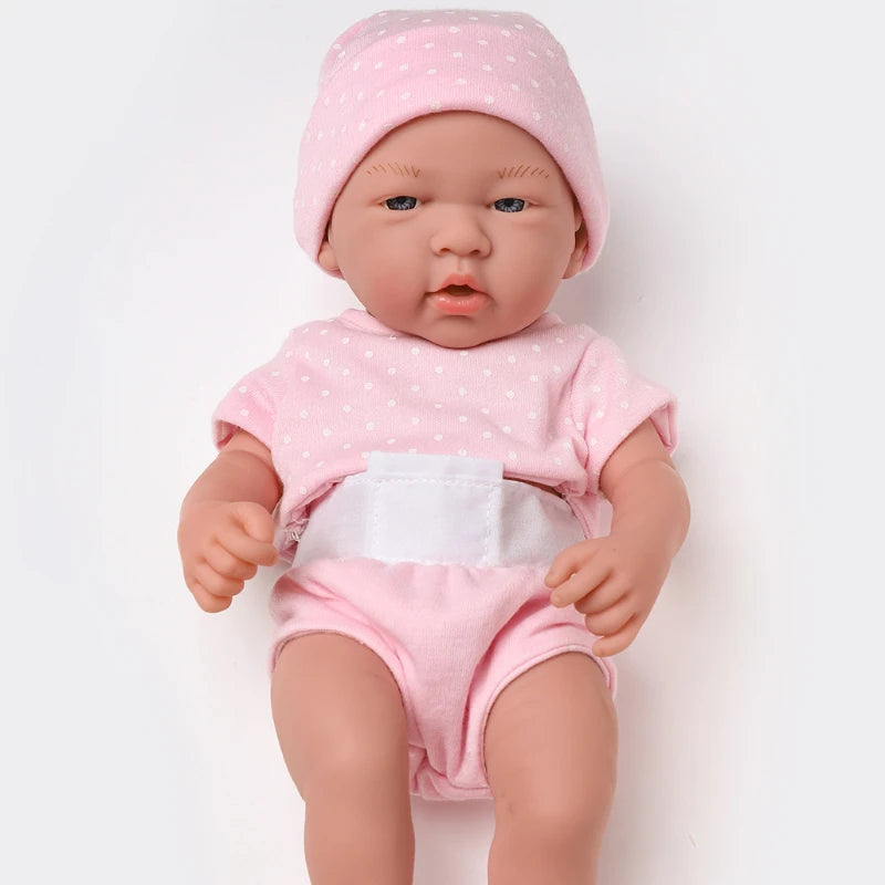 35CM 14inch Baby Dolls Cute Soft Silicone Baby Reborn Baby Doll Toys For Children Girls Gifts Lifelike Full Body Girl Dolls