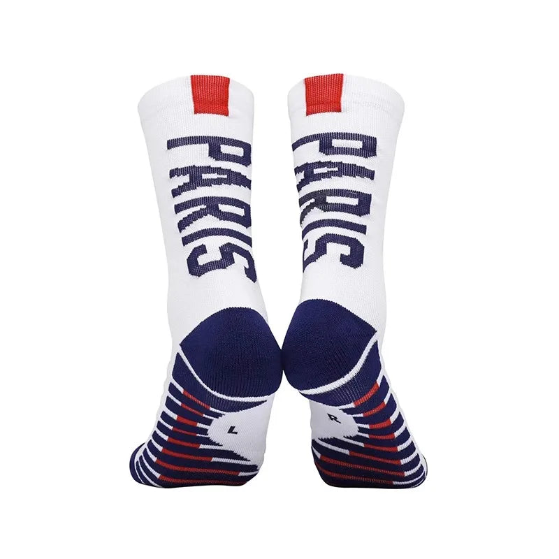 High Qality Number 30 7 Football Socks Adult Men Non-Slip Soccer Sports Outdoor Jog Running Cycling Fast-drying Breathable Sock