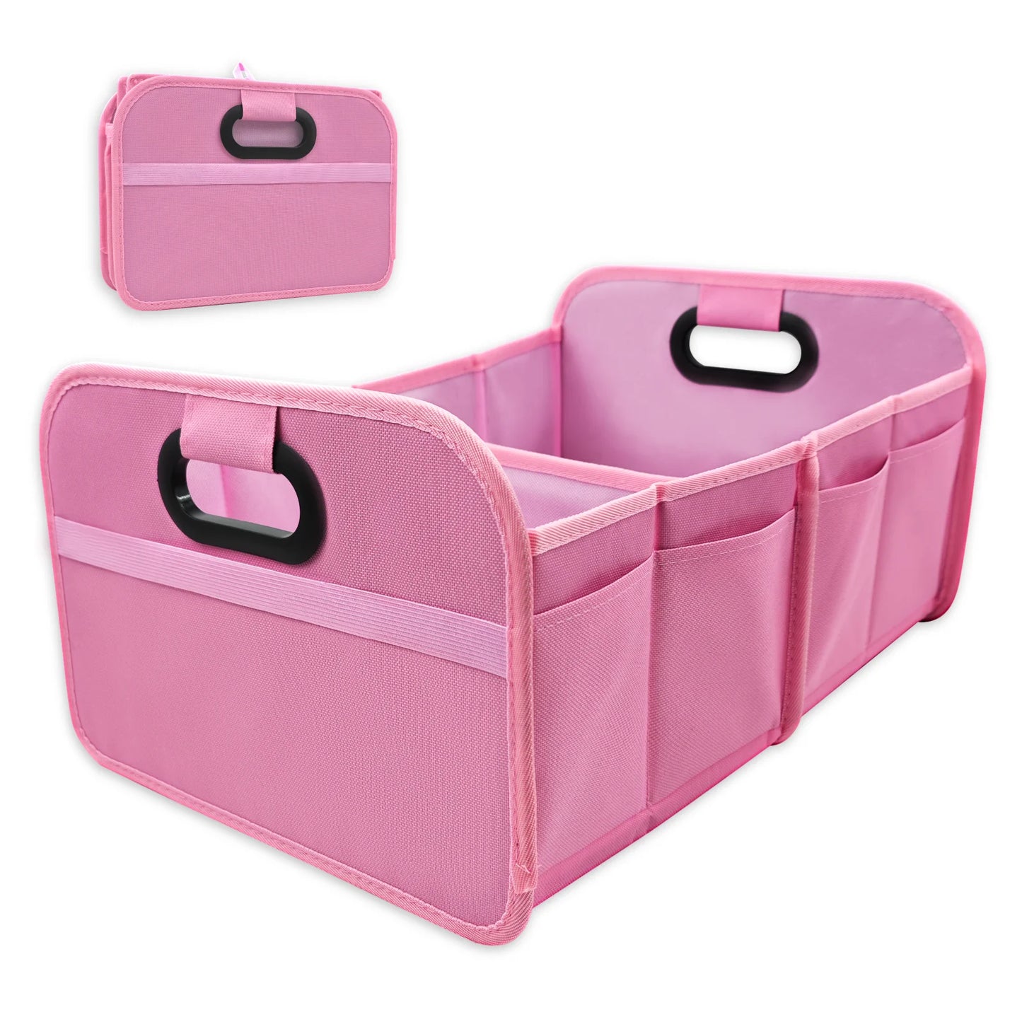Trunk Organizer for suv, Foldable portable car storage box for camping outdoor storeroom,space saving multi functional