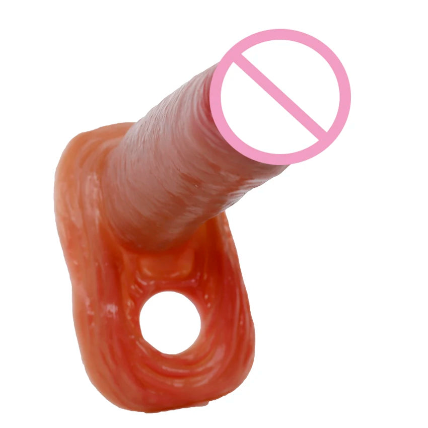 Fantasy Ribbed Dragon Penis Sleeve Soft Silicone Sex Toys Sheath Cock Enlargement Hollow Animal Dildo  Male Masturbator Adult 18
