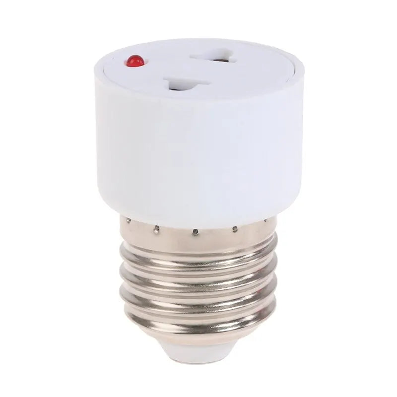 New E27 Bulb To US EU Plug Light Fixture Bulb Base Lamp Socket Adapter Convert E27 Base To Regular US/EU Plug Bulb Base Adapter