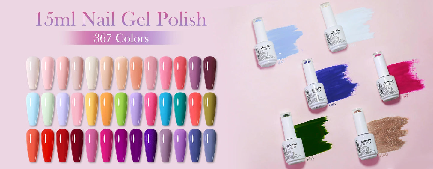 3PCS/Set Arte Clavo Gel Nail Polish Kit 15ml Nail Art UV LED Gel Set For Manicure Long Lasting Gel Polish Set Soak off Varnishes