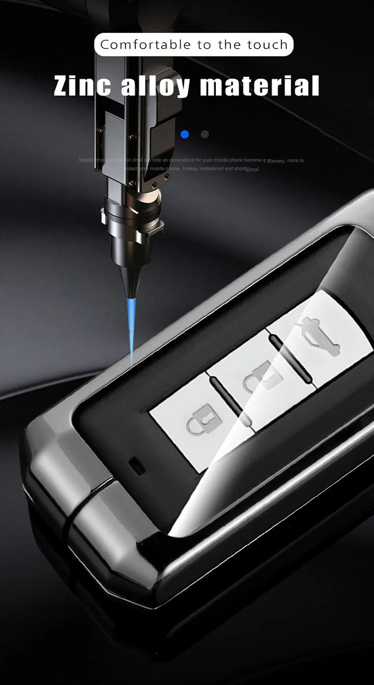 Leather Car Key Case Full Cover Protection Shell Bag For Mitsubishi Outlander Lancer 10 Pajero Sport ASX RVR L200 Eclipse Cross