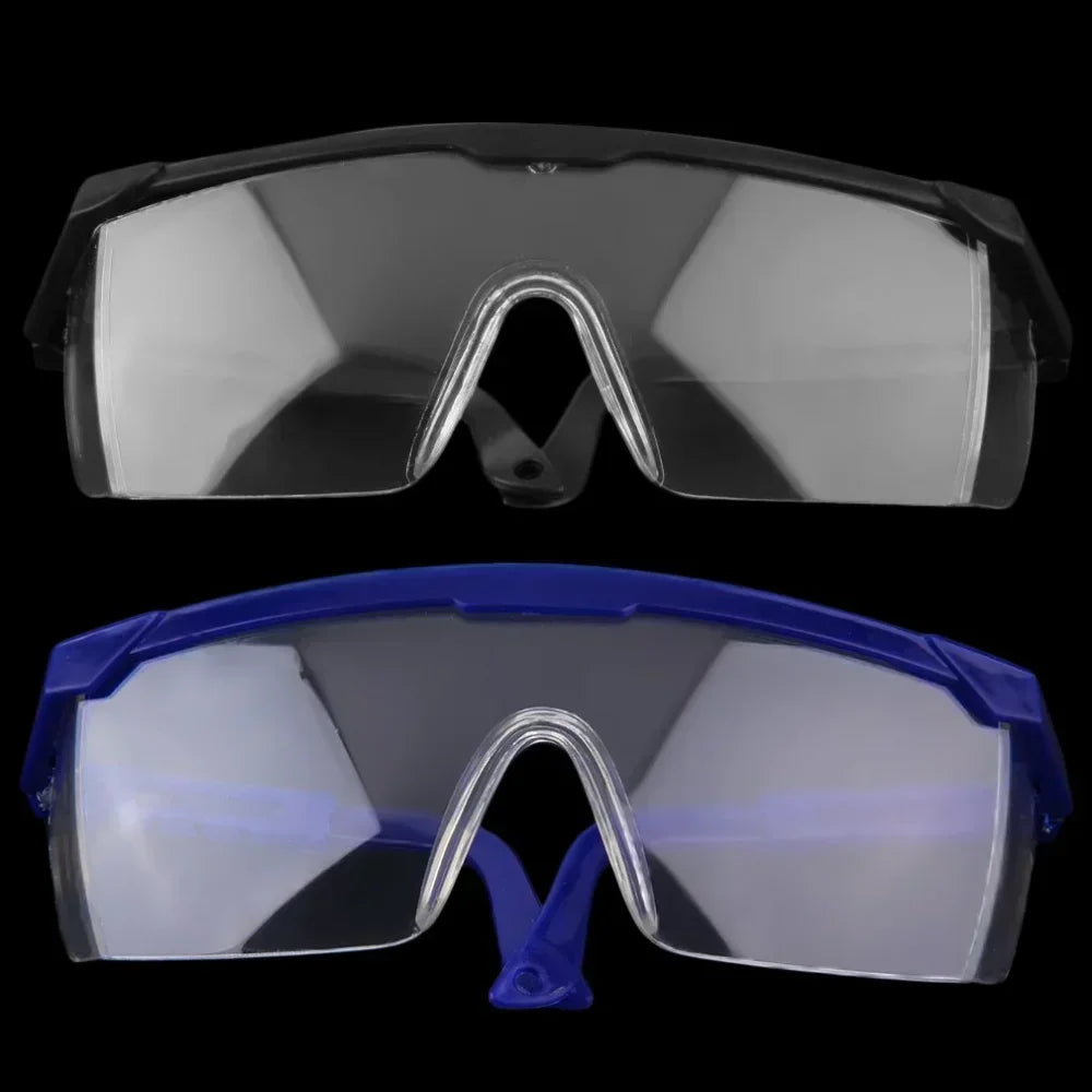 2Pairs Goggles Of Anti-Splash  Windproof And Dustproof Laboratory Industrial Riding Safety Goggles Men's And Women's Glasses