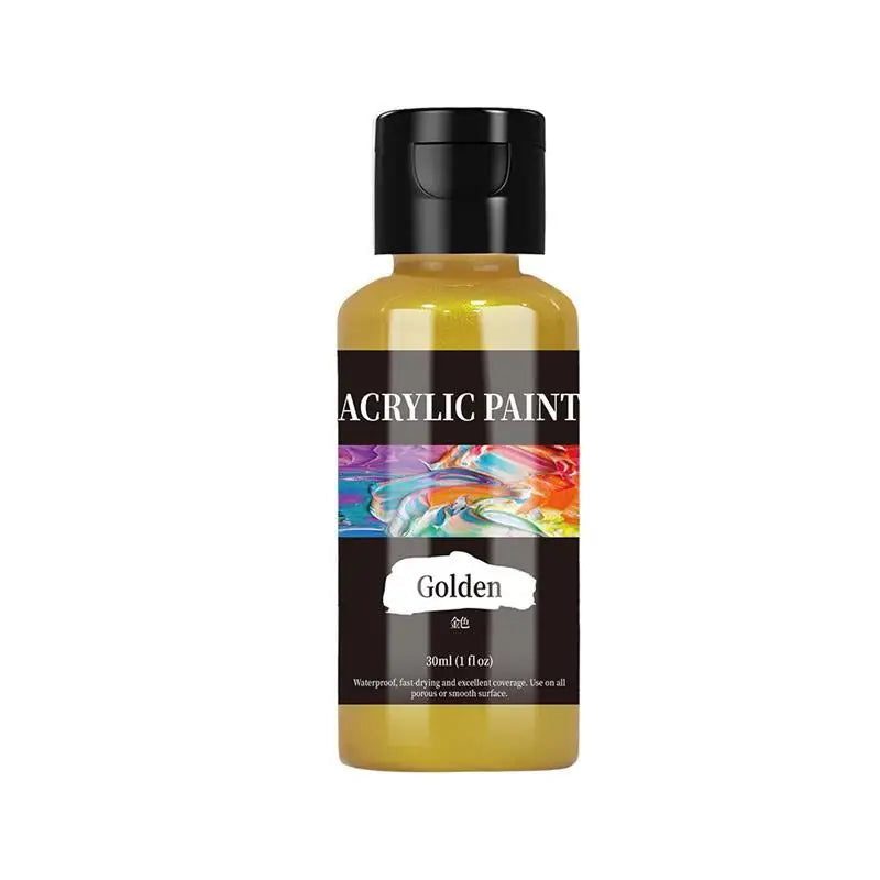 High-Quality 30 Ml/Bottle Acrylic Paint Colors Dyestuff Paint For Fabric Clothing Painting For Leather DIY Pigment Graffiti