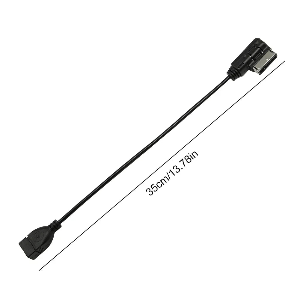 USB Aux Cable Music MDI MMI AMI To USB Female Interface Audio AUX Adapter Data Wire for VW for Audi A6L Q5 Q7 A8 S5 A5 A4L A3