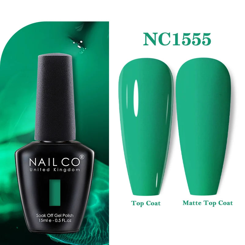 NAILCO Gel Nail Polish 15ml Nail Art Vernis Semi Permanent Soak off UV Gel Polish Gel Manicure Nail Varnish Nail Color Ongles