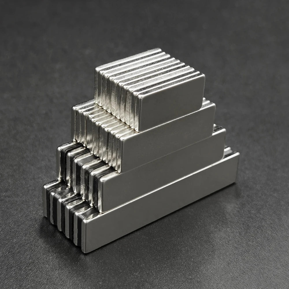 20x10x2 30x10x2 40x10x2 50x10x2 60x10x2 mm Magnetic Blocks Rectangular Neodymium Magnets N35 Strip Super Powerful Strong 50*10*2