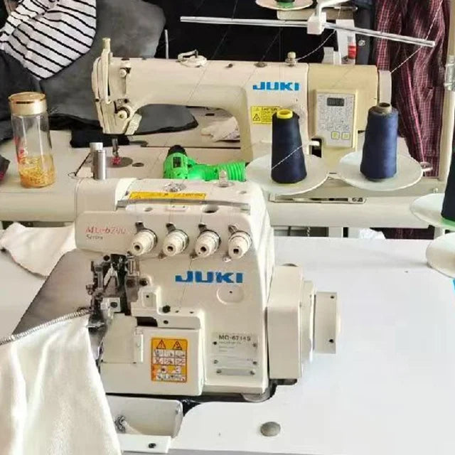 Jukis 6714 Used Japan Brands Industrial Price Electric Stitching Second Hand 6716 6700 Overlock Sewing Machine 4 Thread