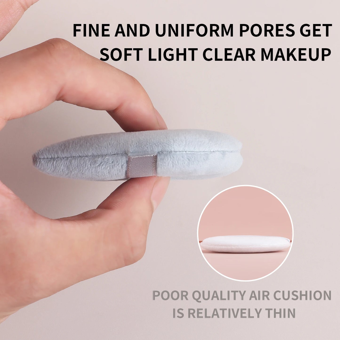 Powder Puff,10Pcs Daily Triangle Double layer sponge Reusable Cosmetic powder puff For Makeup, Foundation