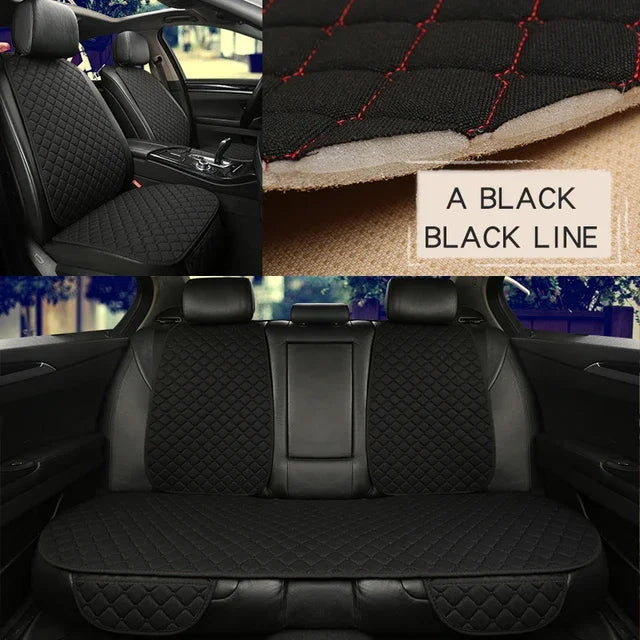 Universal Car Seat Cover Protector Car Accessori Backrest Front Rear Seat Back Waist Washable Cushion Pad Mat Auto Four Seasons