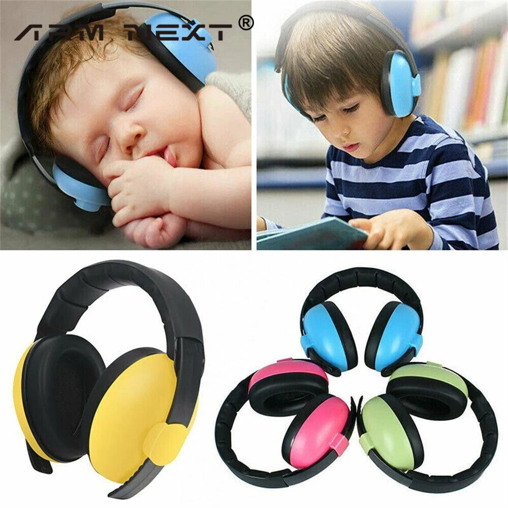 Kids Ear Plugs Sleeping Sound-isolating Headphones Infant Muffs Anti-noise Reduction Earmuffs Toddlers Abs Travel Baby