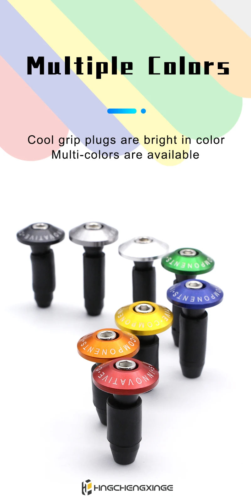 Motorcycle Handle Bar End Weight Handlebar Grips Cap Universal Motorcycle Modification Bws Handle Protection Plug Accessories