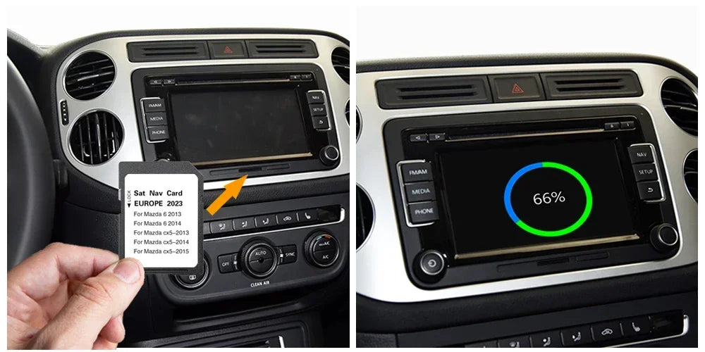 Use For Mazda CX-5 2013 2014 2015 SD Map Cards Europe UK Sat Navi 2023 Navigation 8GB Fast Delivey GPS Card Accessories