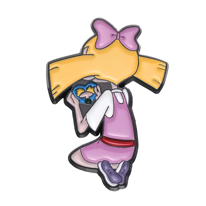 Movie Girl Brooch Badge Enamel Pin Cartoon Cute Jewelry Custom Character Women Gift Lapel Backpack Accessories Wholesale